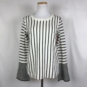 NWT Crew neck stripe sweater